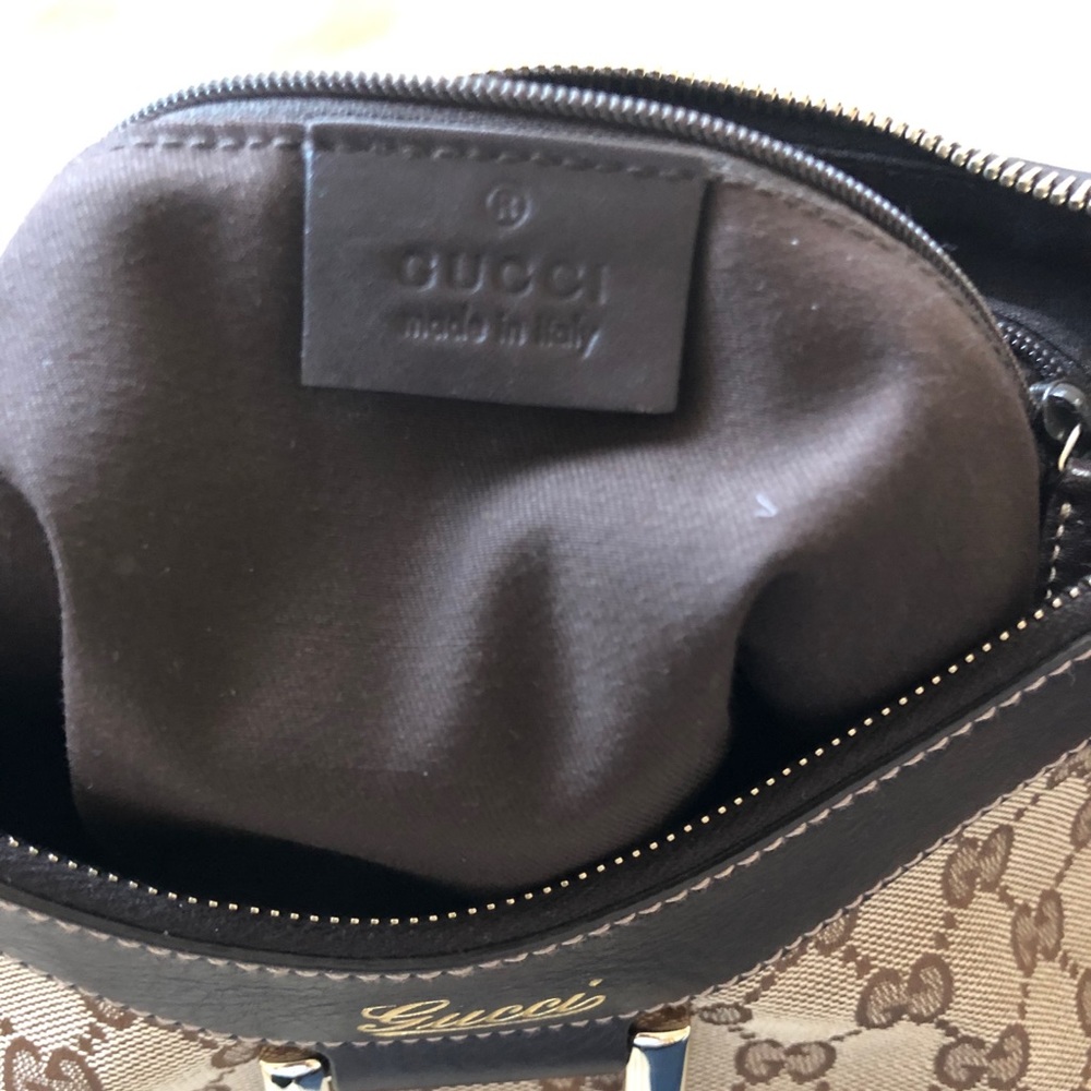 Authentic Gucci monogrammed hobo bag - Picture 3 of 3